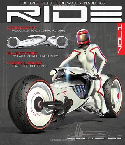 Rides Futuristic Electric Motorcycle Concept  2014 9781933492766 Front Cover