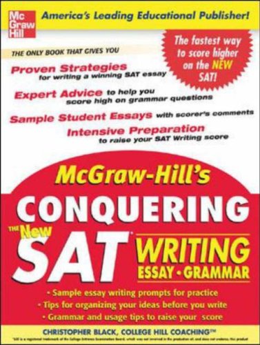 McGraw-Hill's Conquering the New SAT Writing   2006 9780071460767 Front Cover