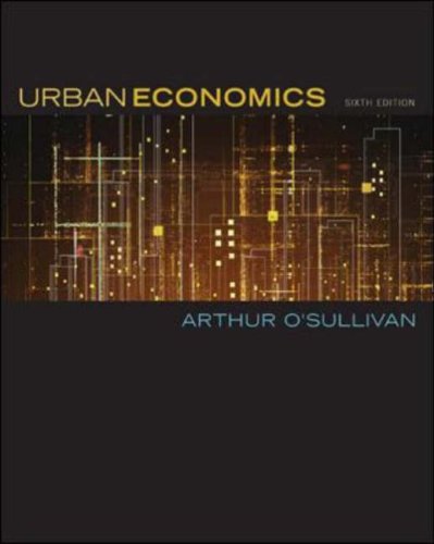 Urban Economics  6th 2007 (Revised) 9780072984767 Front Cover
