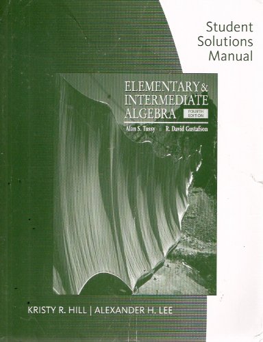 Elementary and Intermediate Algebra  4th 2009 9780495389767 Front Cover