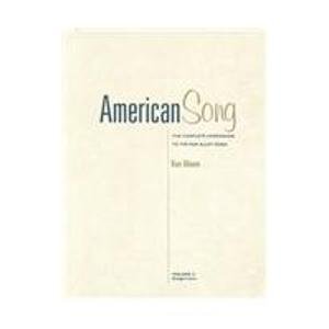 American Song : The Complete Musical Theatre Companion 2nd 1996 9780028654768 Front Cover