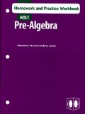 Pre-Algebra Manipulative Kit 4th 9780030662768 Front Cover