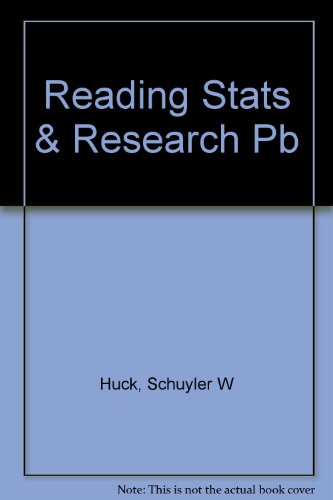 Reading Statistics and Research N/A 9780060429768 Front Cover