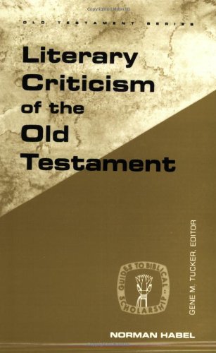 Literary Criticism of the Old Testament  N/A 9780800601768 Front Cover