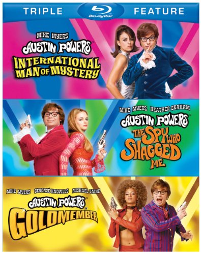 Austin Powers Triple Feature (International Man of Mystery / The Spy Who Shagged Me / Goldmember) [Blu-ray] System.Collections.Generic.List`1[System.String] artwork