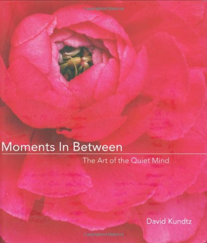 Moments in Between The Art of the Quiet Mind (Daily Meditations; Inspiration Book for Women)  2006 9781573242769 Front Cover