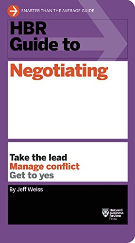 HBR Guide to Negotiating (HBR Guide Series)   2016 9781633690769 Front Cover