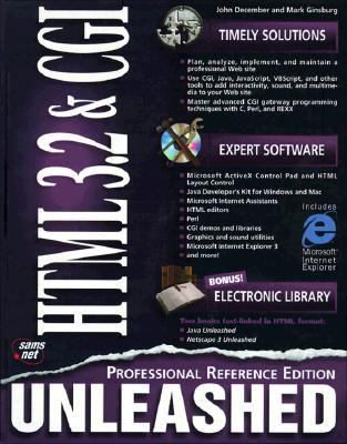 HTML 3.2 and CGI Unleashed Profession Reference Edition 2nd 9781575211770 Front Cover