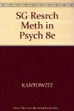 Research Methods in Psychology  8th 2006 (Guide (Pupil's)) 9780534609771 Front Cover