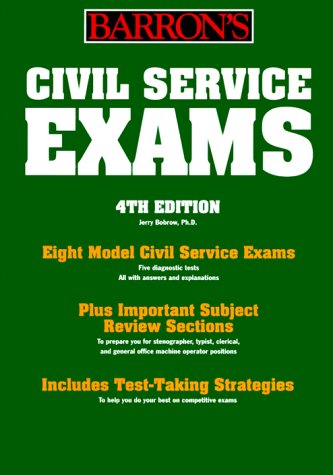 How to Prepare for the Civil Service Examinations for Stenographer, Typist, Clerk and Office Manager 4th 2000 9780764107771 Front Cover