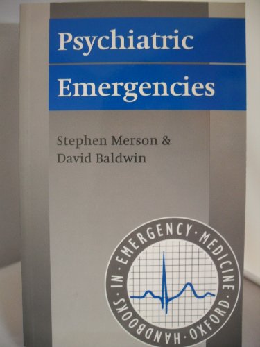 Psychiatric Emergencies   1995 9780192624772 Front Cover