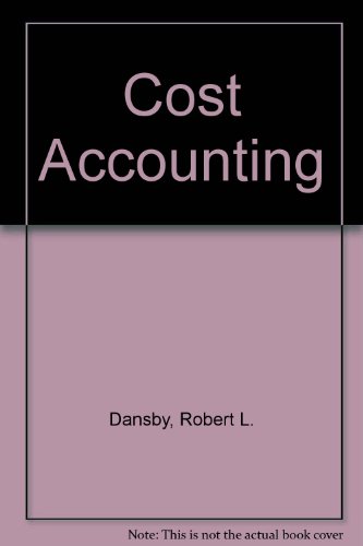 Cost Accounting  1998 9780763800772 Front Cover