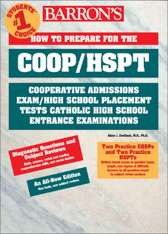 COOP/HSPT - How to Prepare for the Catholic High School Entrance Examinations 3rd 2001 9780764113772 Front Cover