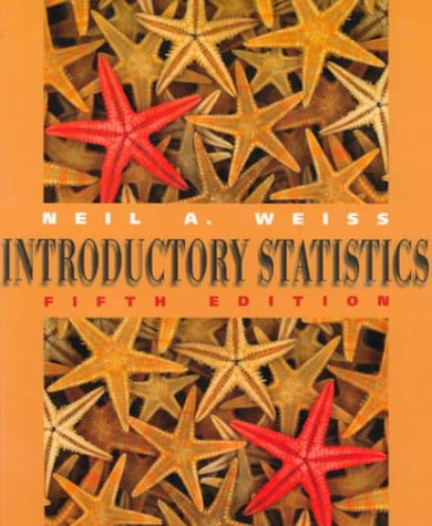 Introductory Statistics  5th 1999 9780201598773 Front Cover