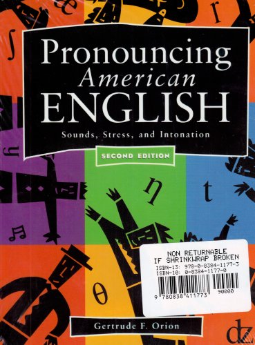 Pronouncing American English 2nd 1997 9780838411773 Front Cover
