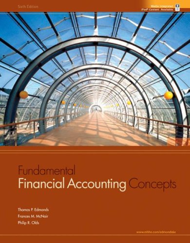 Fundamental Financial Accounting Concepts  6th 2008 9780073367774 Front Cover