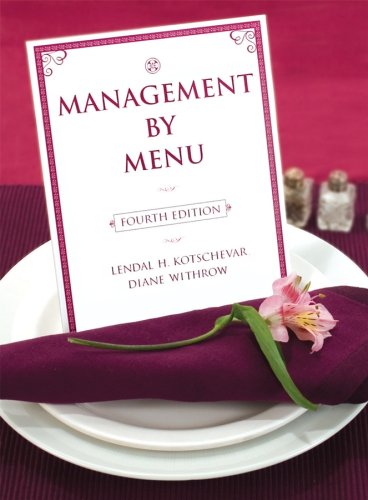 Management by Menu  4th 2008 (Revised) 9780471475774 Front Cover