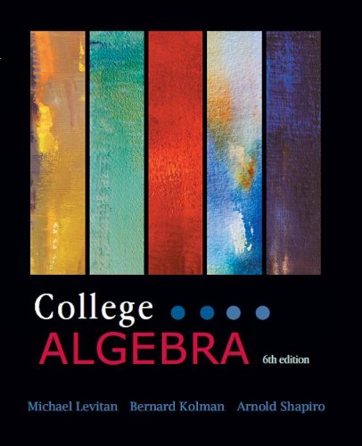 COLLEGE ALGEBRA N/A 9781602298774 Front Cover