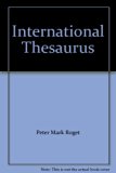 Roget's International Thesaurus  N/A 9780004331775 Front Cover
