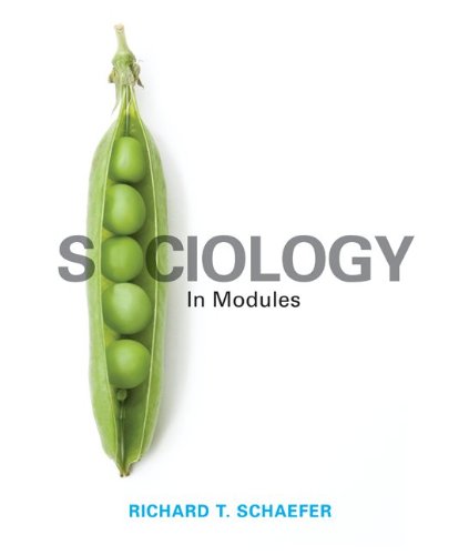 Sociology in Modules   2011 9780078026775 Front Cover