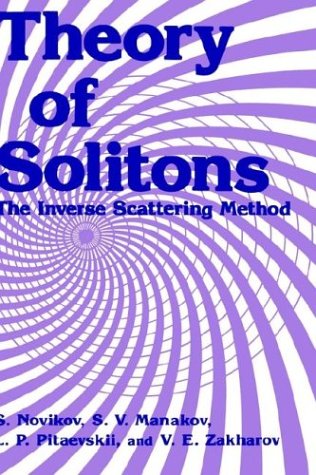 Theory of Solitons The Inverse Scattering Method  1984 9780306109775 Front Cover
