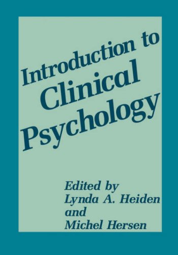 Introduction to Clinical Psychology   1995 9780306448775 Front Cover
