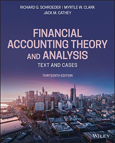 Financial Accounting Theory and Analysis: Text and Cases  2019 9781119577775 Front Cover