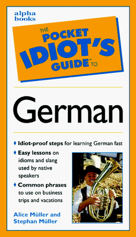 Pocket Idiot's Guide to German Phrases   1999 9780028631776 Front Cover