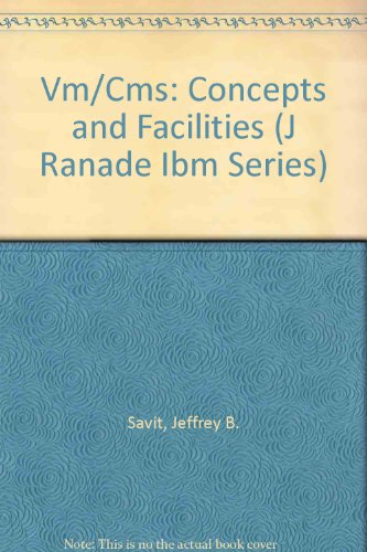 VM/CMS : Concepts and Facilities  1993 9780070549777 Front Cover
