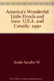 America's Wonderful Little Hotels and Inns, 1990 : U. S. A. and Canada 9th 9780312032777 Front Cover