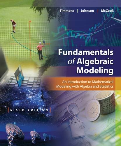 Fundamentals of Algebraic Modeling  6th 2014 9781133627777 Front Cover