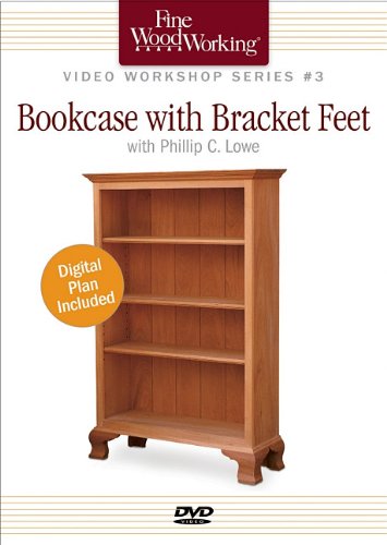 Fine Woodworking Video Workshop Series - Bookcase with Bracket Feet   2011 9781600853777 Front Cover