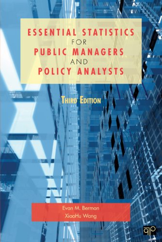 Essential Statistics for Public Managers and Policy Analysts  3rd 2012 (Revised) 9781608716777 Front Cover