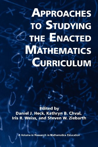Approaches to Studying the Enacted Mathematics Curriculum:   2012 9781617358777 Front Cover