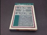 How We Know   1985 9780062507778 Front Cover