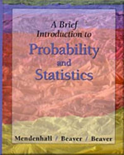 Brief Introduction to Probability and Statistics   2002 9780534387778 Front Cover
