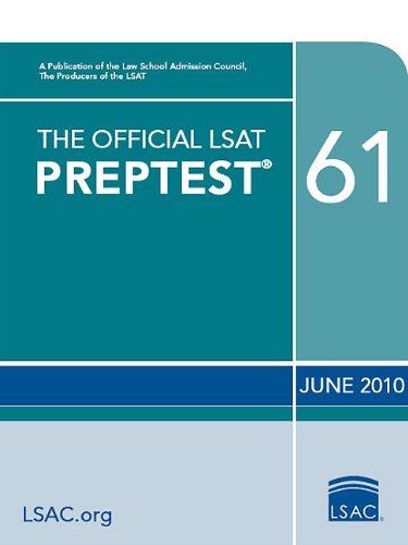 Official LSAT PrepTest 61 (Oct. 2010 LSAT)  2010 9780982148778 Front Cover