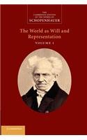 Schopenhauer The World as Will and Representation  2014 9781107414778 Front Cover