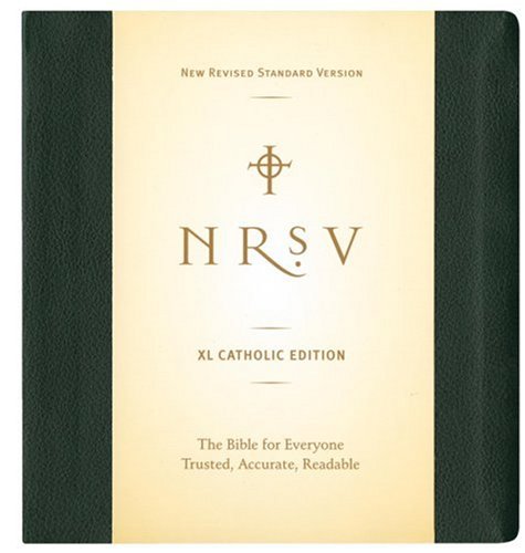 New Revised Standard Version XL Bible Catholic Edition (Green)  Large Type  9780061255779 Front Cover