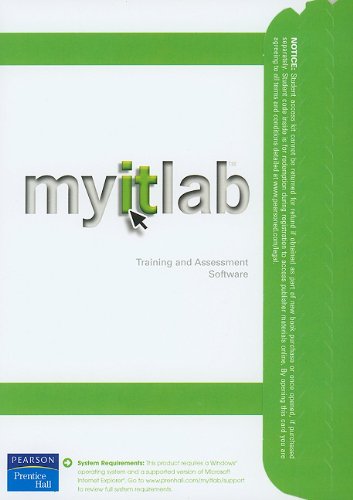 Myitlab   2009 9780135039779 Front Cover