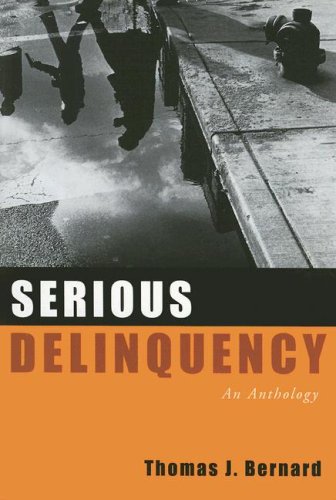 Serious Delinquency An Anthology N/A 9780195330779 Front Cover