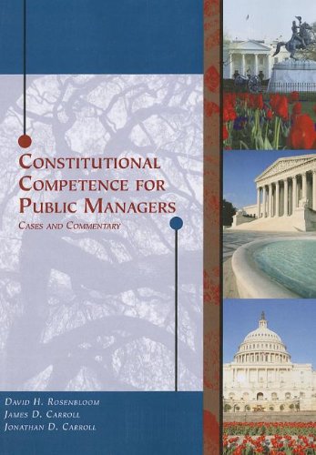 CONSTITUTIONAL COMPETENCE...>C 1st 9780534270780 Front Cover