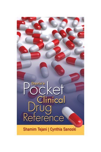 Davis's Pocket Clinical Drug Reference   2009 9780803620780 Front Cover
