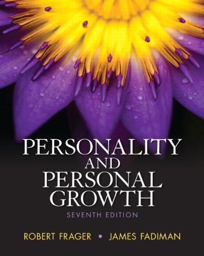 Personality and Personal Growth:   2012 9780205254781 Front Cover