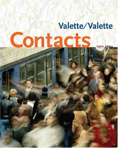 Contacts Langue et Culture Franï¿½aises 8th 2009 9780618395781 Front Cover