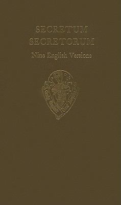 Secretum Secretorum, Vol. I, Text Nine English Versions  1977 9780197222782 Front Cover