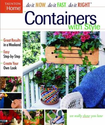 Containers with Style   2004 9781561586783 Front Cover