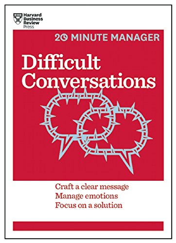Difficult Conversations (HBR 20-Minute Manager Series)   2016 9781633690783 Front Cover