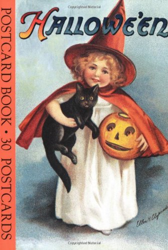 Halloween Postcard Book   2003 9781883211783 Front Cover