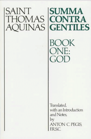 Summa Contra Gentiles Book One: God  1955 9780268016784 Front Cover